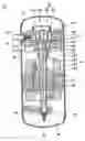 Fig. 01 - Scroll compressor having function of preventing outflow of lubrication oil