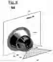 Fig. 09 - Laser line projector with spherically rotatable support and level/plumb indicators for the support