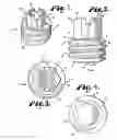 Fig. 02 - Bone screw closure having domed rod engaging surface