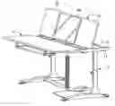 Fig. 01 - Dual functional desk with tilt-adjustable tops