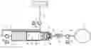 Fig. 01 - Pyrotechnic actuator equipped with a charge comprising an oxidant and a reducing agent which are separate