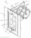 Fig. 01 - Work station outlet for behind-the-wall cable management