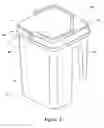 Fig. 02 - Container and lid with multiple chambers