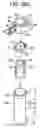 Fig. 32 - Manually height adjustable and rotatable steering assembly for bicycles