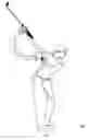Fig. 03 - A safe swinging method and device for accurate playing and training of swinging sports such as golf, baseball, hockey, cricket, tennis, racquetball, and squash.