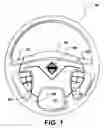 Fig. 02 - Steering wheel mounting for transmission shift controls