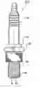 Fig. 01 - Ignition device having noble metal fine wire electrodes
