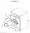 Fig. 02 - Drum washing machine having foldable door