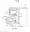 Fig. 08 - Drum washing machine having foldable door