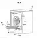 Fig. 09 - Drum washing machine having foldable door