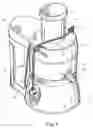 Fig. 02 - Juice extractor appliance having improved cutter disc