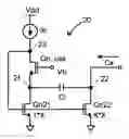 Fig. 01 - Capacitance multiplier circuit exhibiting improving bandwidth