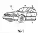 Fig. 02 - Rear view mirror with snap connection