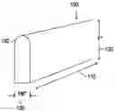Fig. 01 - Shower curtain bar