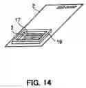 Fig. 14 - RF tag module, RF tagged article and RF tag reading apparatus utilizing same