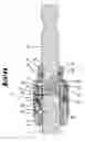 Fig. 09 - Chuck for receiving tools operated by rotating around the axis thereof
