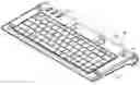 Fig. 01 - Keyboard having a lifting lid and a replaceable panel