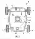 Fig. 02 - Wheel arrangement for swimming pool cleaner
