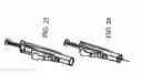 Fig. 12 - Injection applicator for a hypodermic syringe