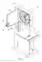 Fig. 02 - Band saw having aiming device for linear cutting