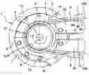 Fig. 01 - Sawing device and its safety system for precaution of a breaking saw chain