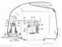 Fig. 01 - Outboard motor with forward air intake and air-cooled fuel pump