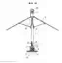 Fig. 03 - Portable combination umbrella and chair