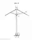 Fig. 06 - Portable combination umbrella and chair