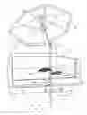 Fig. 01 - Umbrella support device and serving trays