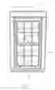 Fig. 02 - Window assembly with integrated pleated screen