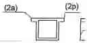 Fig. 01 - Fastening system for desk elements, movable and suspended over the desk working area