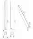 Fig. 02 - Fastening system for desk elements, movable and suspended over the desk working area