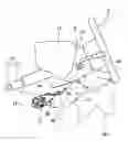 Fig. 01 - Knee-protecting airbag device