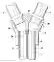 Fig. 01 - Pipe arrangement branching structure, method for working perforated pipe and method for working branch pipe