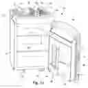 Fig. 08 - Refrigerator with tray on top