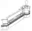 Fig. 01 - Liquid ejection device with a commonly composed actuator and liquid ejector