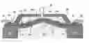 Fig. 01 - Doubly-anchored thermal actuator having varying flexural rigidity