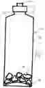 Fig. 02 - Drinking water container containing gemstones and crystals
