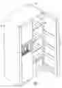 Fig. 02 - Method for accessing a hinge down refrigerator water filter