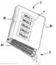 Fig. 01 - Portable prescription pad compendium with discount program reminder means