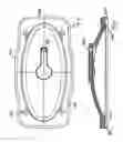 Fig. 10 - Diaphargm valve and open close element for said valve