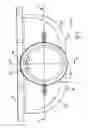 Fig. 12 - Diaphargm valve and open close element for said valve