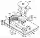 Fig. 01 - Optical head having a beam input/output coupler on a planar waveguide