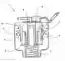 Fig. 01 - Fluid pump, a fluid-transfer plate and an inductive sensor for a fluid pump