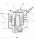 Fig. 02 - Fluid pump, a fluid-transfer plate and an inductive sensor for a fluid pump