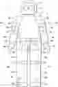 Fig. 01 - Cooling arrangement for a humanoid robot