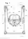 Fig. 02 - Frame assembly for a child swing