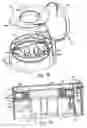 Fig. 13 - Waste disposal device including a turntable for twisting flexible tubing dispensed from a cartridge