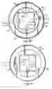Fig. 16 - Waste disposal device including a turntable for twisting flexible tubing dispensed from a cartridge