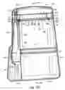Fig. 19 - Waste disposal device including a turntable for twisting flexible tubing dispensed from a cartridge